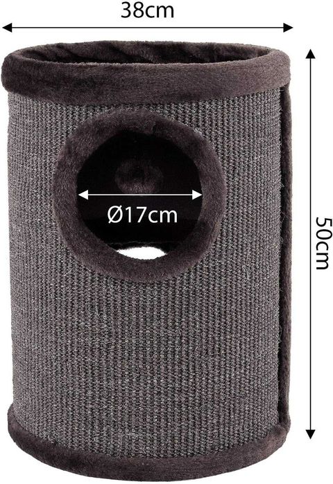 Дряпка будинок lionto Ton для котів, висота 50 см, сірі