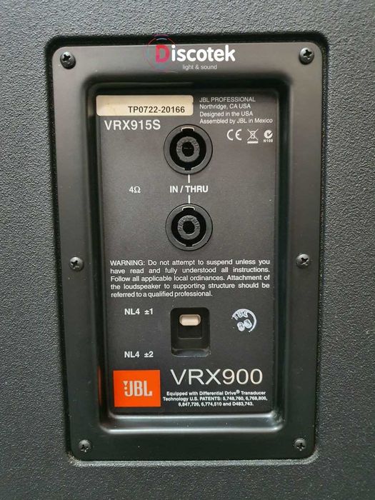 JBL VRX 915S | Subwoofer | Neodym | 800W/4 |