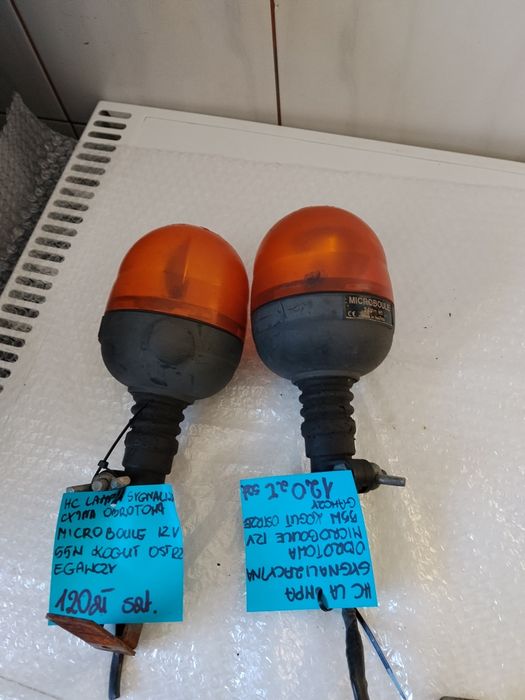 Lampa ostrzegawcza kogut obrotowy MICROBOULE 12V / 24V