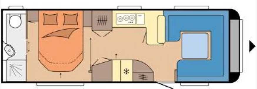 Caravan Hobby de Luxe 720 WQC Estado impecável - Algarve