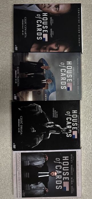 House of cards zestaw dvd -4 sezony j.polski