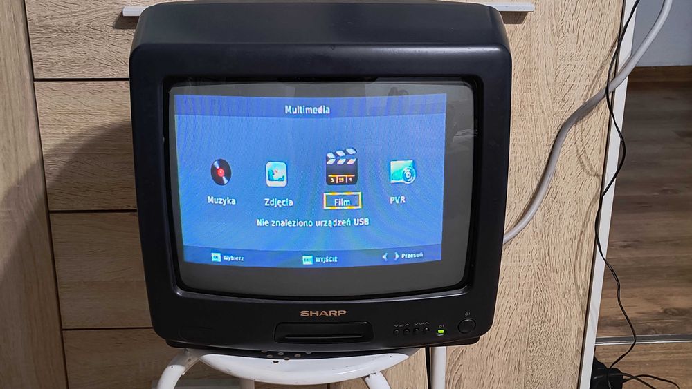 Telewizor Kineskopowy CRT Pegasus Nintendo PlayStation PSX  SHARP