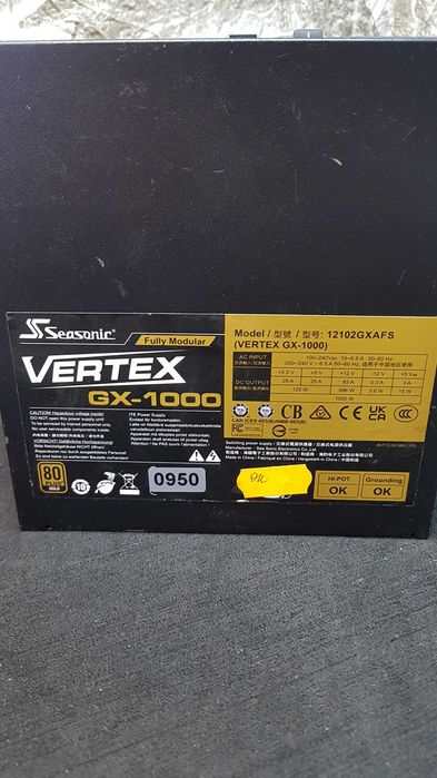 Seasonic VERTEX GX-1000  80Plus Gold 1000W