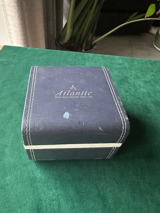 Zegarek Atlantic Seabase Stalowy z czarną tarczą, nowa bateria i pasek