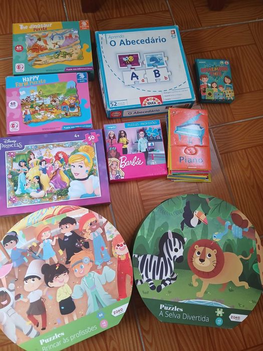 Puzzles e jogos dos 2 aos 6 anos