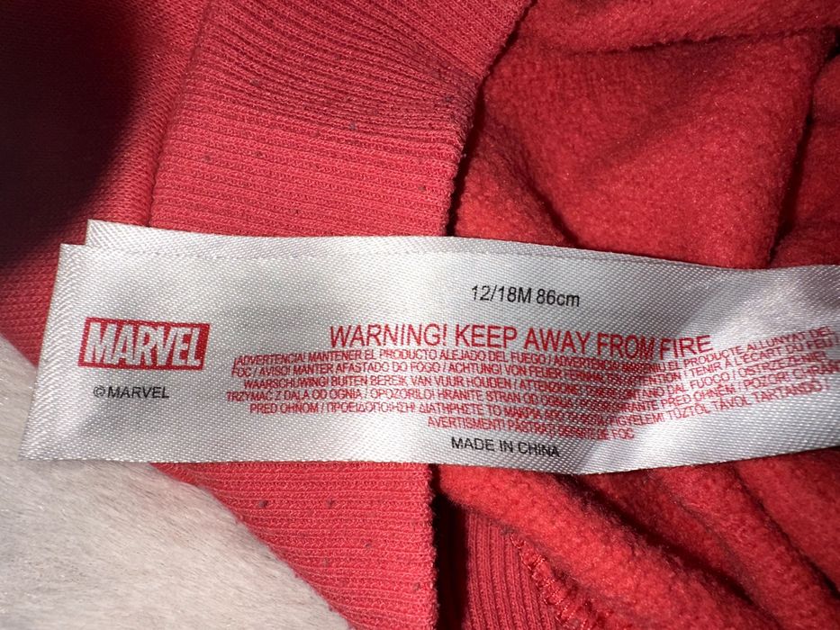 Marvel bluza dla malucha 12-18 mięs