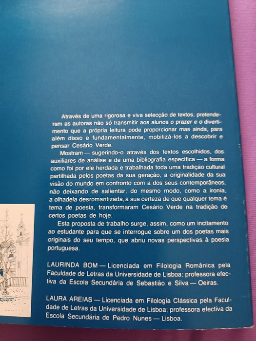 Cesário verde. Uma proposta de trabalho
