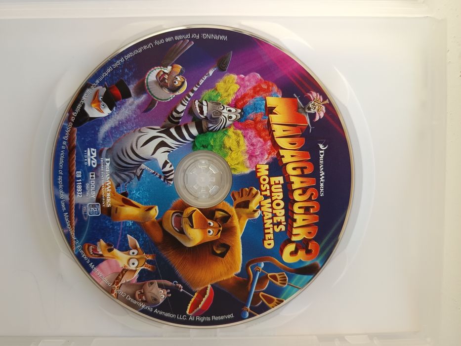 DVD Madagáscar 3