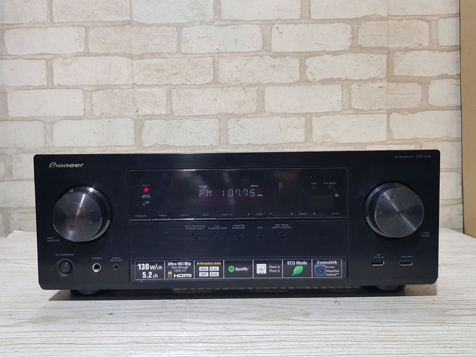 Пульт!5.2 AV-ресивер Pioneer VSX-529,HDMI,USB,AirPlay,Spotify,5*130 Вт