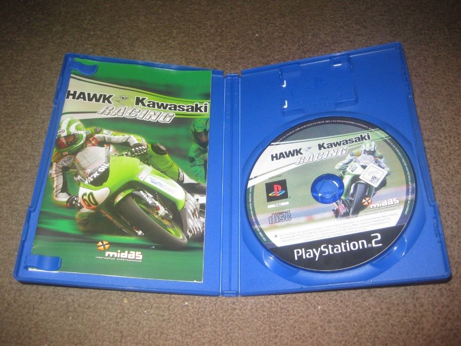 Jogo "Hawk Kawasaki Racing" para PS2/Completo!