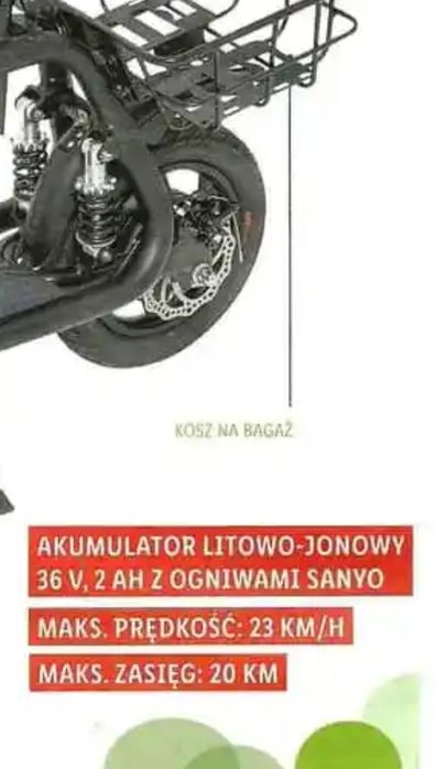 Hulajnoga elektryczna super stan. z siodełkiem