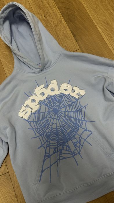 Sp5der hoddie blue