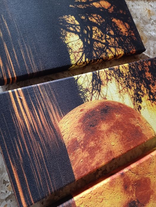 Quadros de lua com led