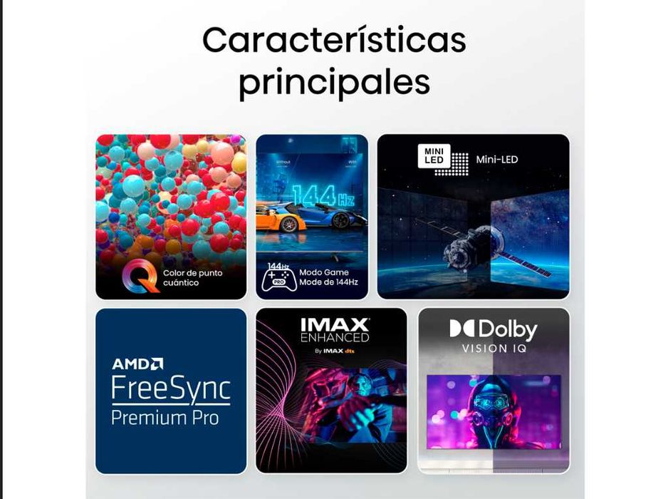 Televisão - Smart TV Hisense U7KQ 4K Mini-LED 65"