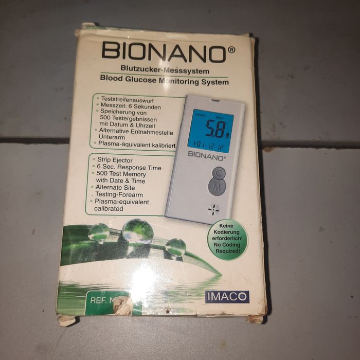 Глюкометр BIONANO. Апарат для вимірювання цукру