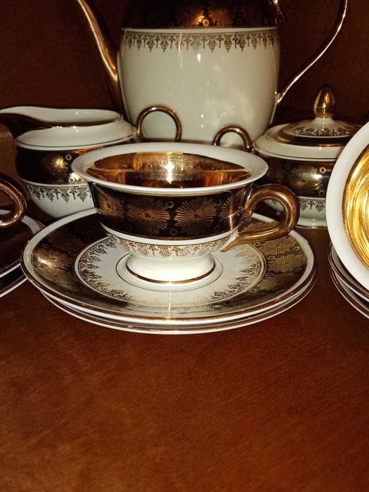 Serviço de Café de 15 peças da Royal Porzellan Bavaria KM Germany