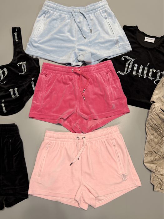 Велюрові шорти, топи Juicy Couture оригінал в наявності нові Xs, S, M