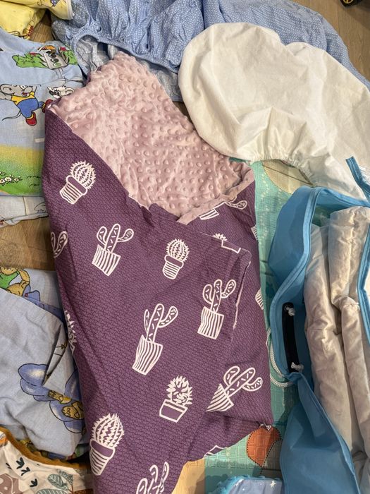 Текстиль для новонароджених, кавдри, постіль, разом або окремо