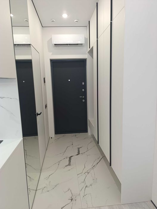 Стильная студия 30 м² с мебелью и техникой возле моря / ЖК Атмосфера. 7 этаж