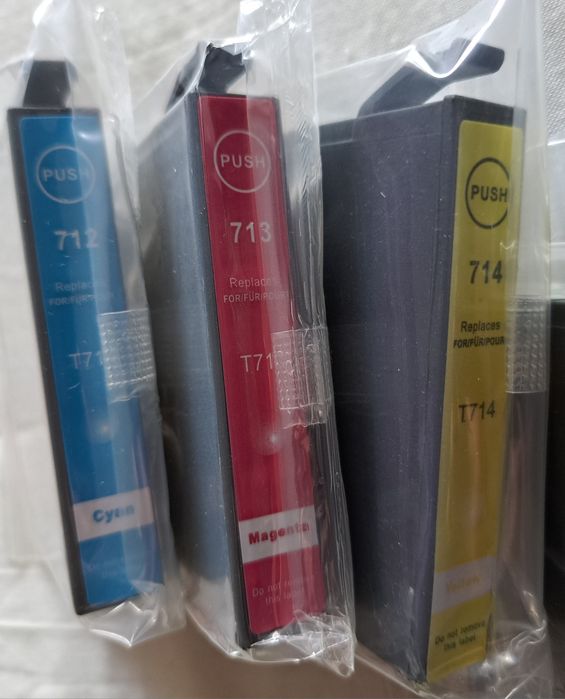 Tinteiros EPSON T0711 (x2) + 712 + 713 + 71464168945471105122