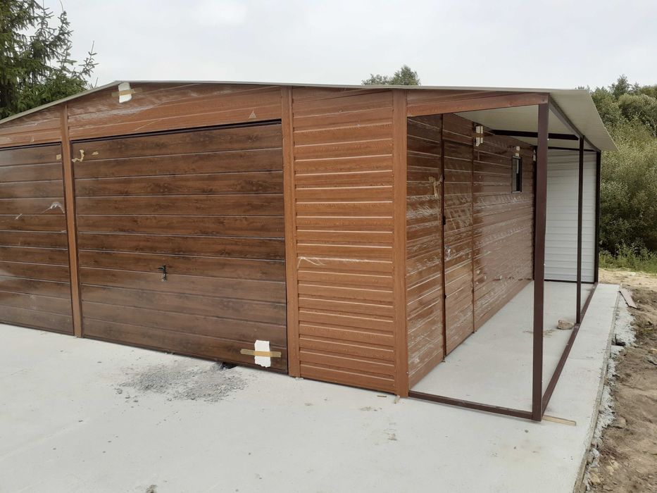 Blaszak garaż blaszany schowek magazynek wiata 3x6