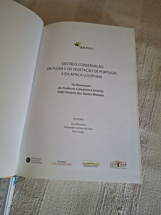 Gestão e Conservação da Flora e da Vegetação de Portugal