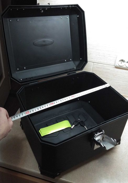 Кофр мото 45л универсальный мотоцикл багажник ABS пластик