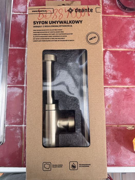Syfon deante nieuzywany