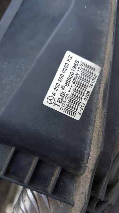 Mercedes W203 2.2CDI Wentylator chłodnicy 600W