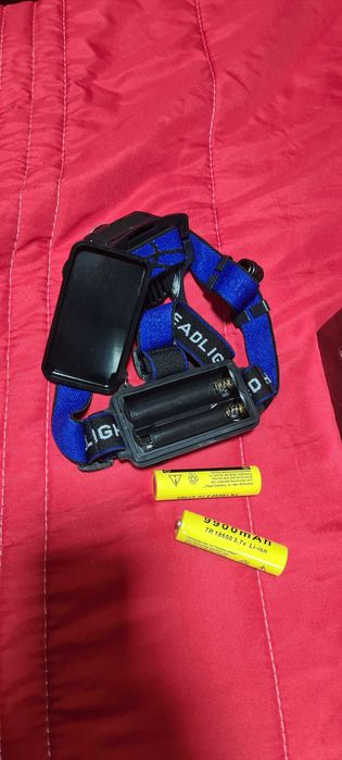 Luz de cabeça para corrida