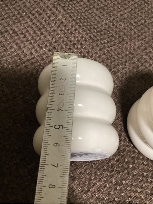 Świeczniki ceramiczne 2 sztuki