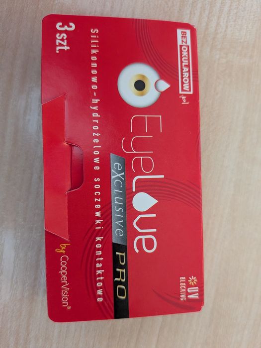 Soczewki EyeLove Exclusive PRO 4 szt.  moc -7,50