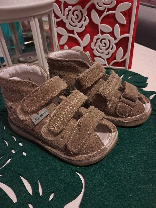 Buty profilaktyczne Danielki T105 camel beż r. 19