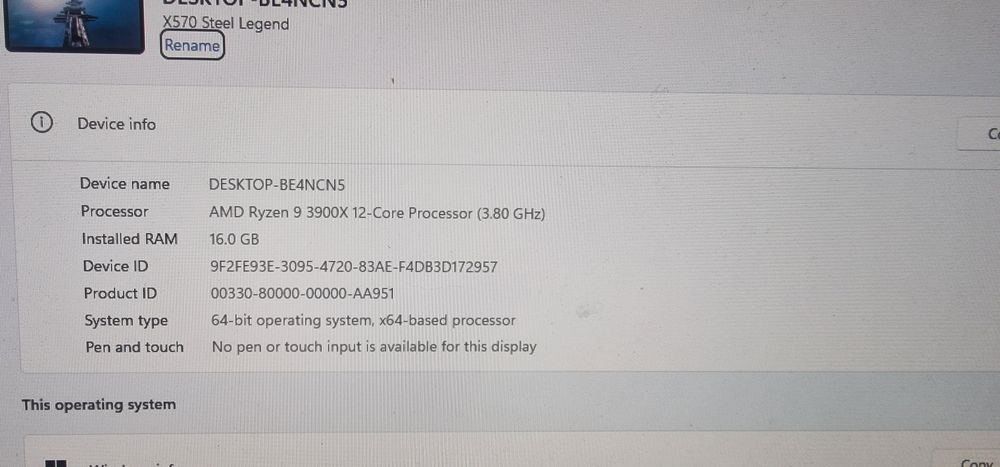 Ігровий ПК Ryzen 9 3900X / GTX 1080 8GB / X570 / 16GB RAM