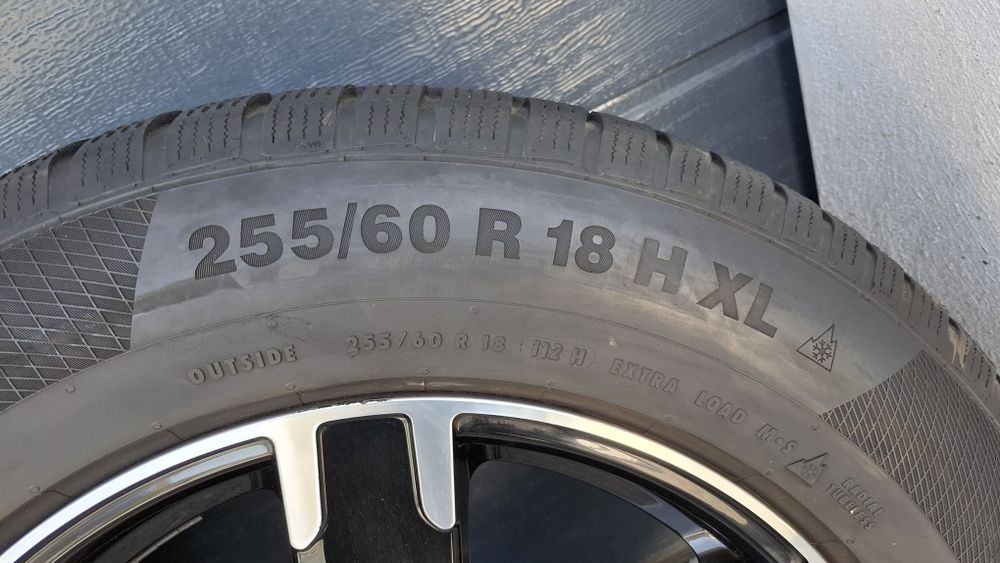 4x Koła zimowe 255/60 R18 X Klasa Navara 6x114.3