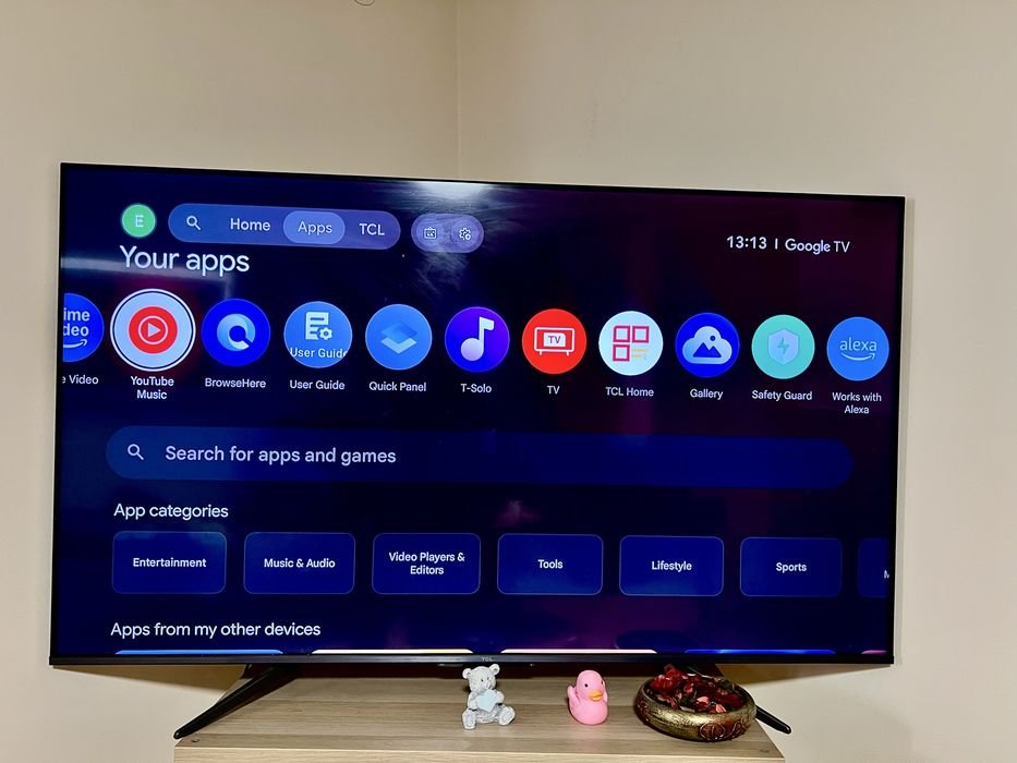 55inches TCL Google smart TV, fast shipping.