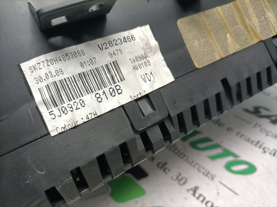 Quadrante / painel de instrumentos SKODA Fabia II Hatchback (542, 5J)