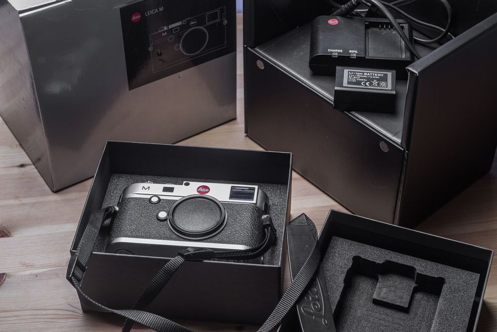 Leica M240 com caixa e manuais