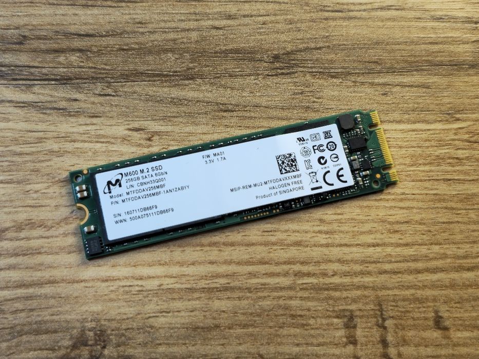 SSD Micron  M.2 256/512gb SATA 6GB/S