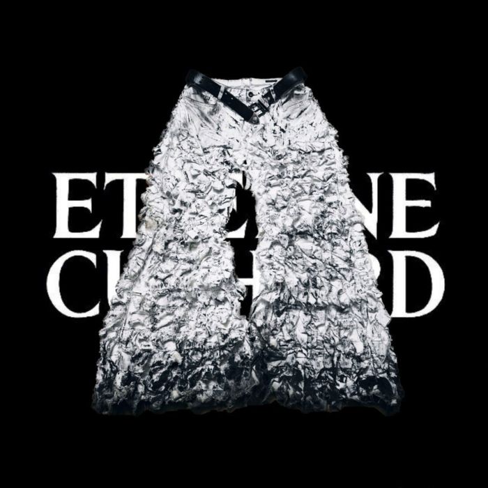 Широкі кастом штани baggy опіум Balenciaga camo фларед бут кат альт