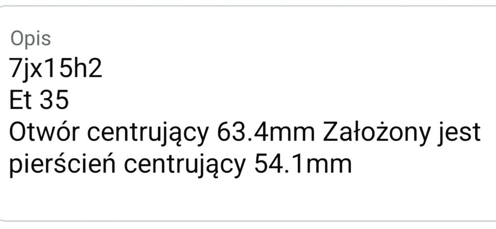 Alufelgi felgi 4x100 r15