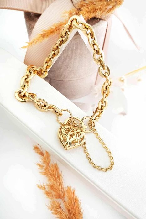 Orginalna złota bransoletka