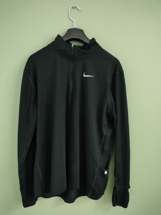 Nike running Dri-fit quartet zip XL  męska czarna bluza sportowa