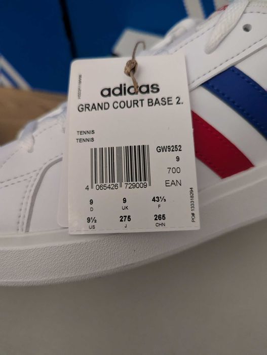 ОРИГІНАЛ Adidas Grand Court Base 2.0 43, 44, 44.5, 45, 46 р. Кросівки