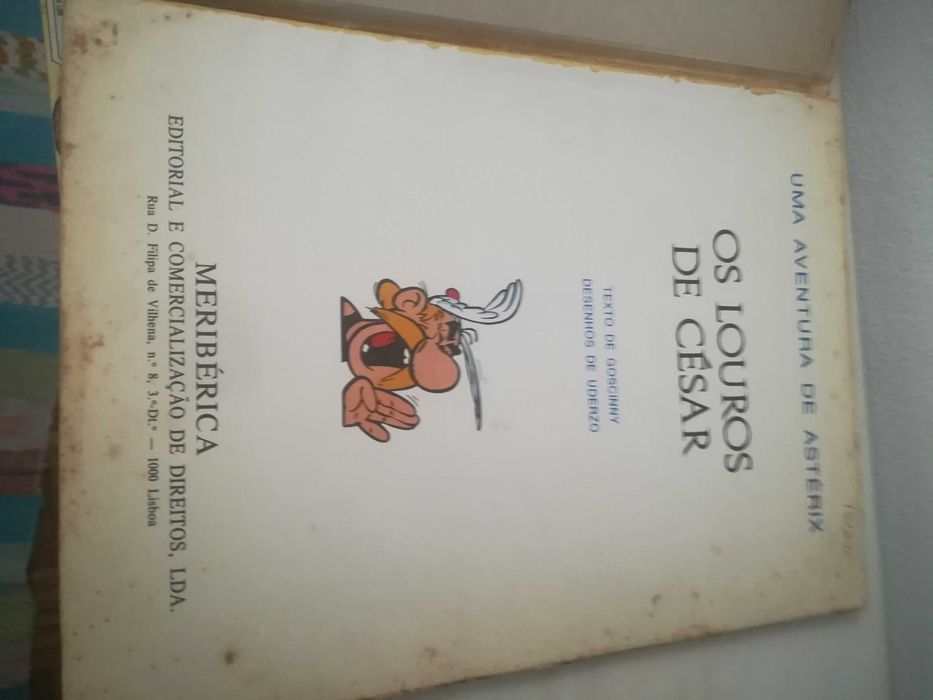 Astérix livros dois títulos