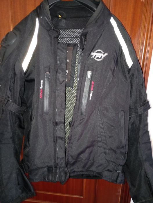 Casaco motard cor preto