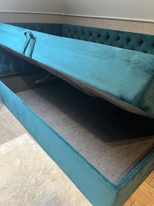 Łóżko młodzieżowe tapicerowane 110x200