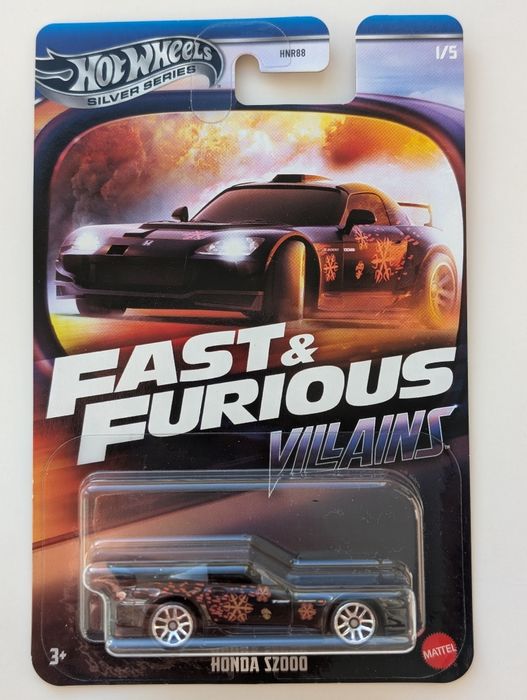 Hot Wheels Honda S2000 Silver Series