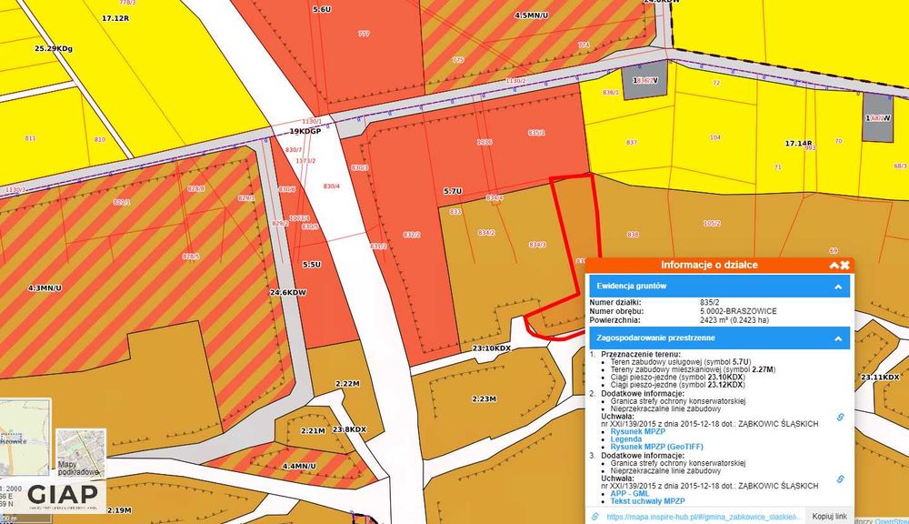 Działka budowlana Braszowice 24 ar