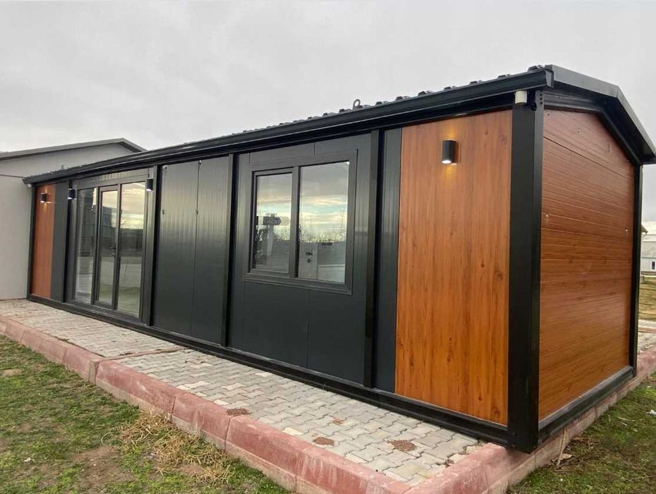 Kontener mieszkaniowy toaleta, prysznic, sypialnia i salon 10m x 3m